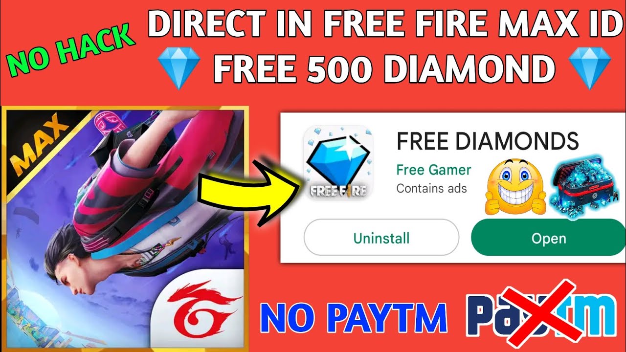 Top 5 way to get free diamond in free fire 2022- hindi